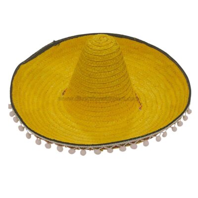 Sombrero mexicano amarillo