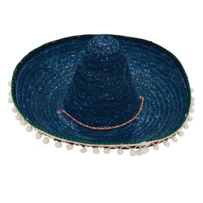 Sombrero mexicano azul
