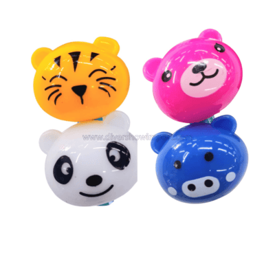 Anillo silicona con luz animalitos  box x 60u