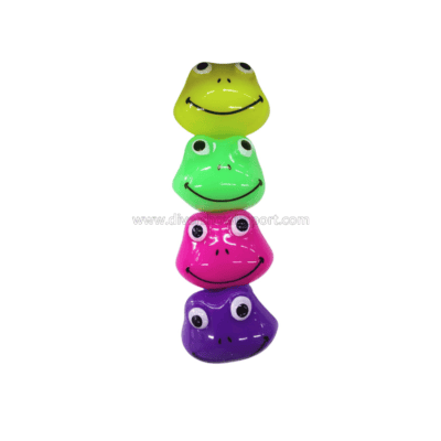 Anillo de silicona con luz ranitas, box x 60u